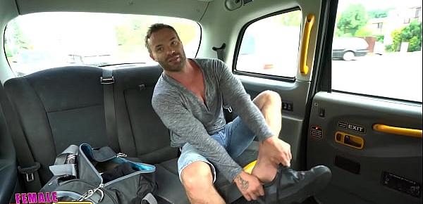  Female Fake Taxi Billie Star get to have her wicked way with male stripper